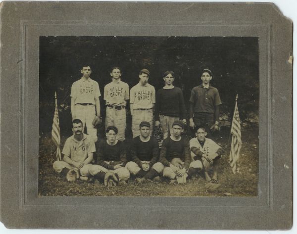 1890 Hillsgrove Baseball Team Photo